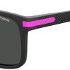 okulary polaroid pld 2088s matt black pink