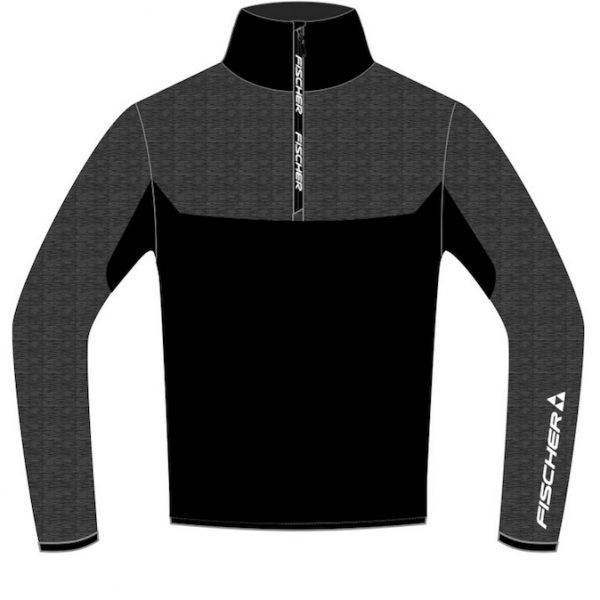 fischer skishirt adelboden black grey 2019 g50118