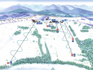 Mapa stacji - Rusin Ski