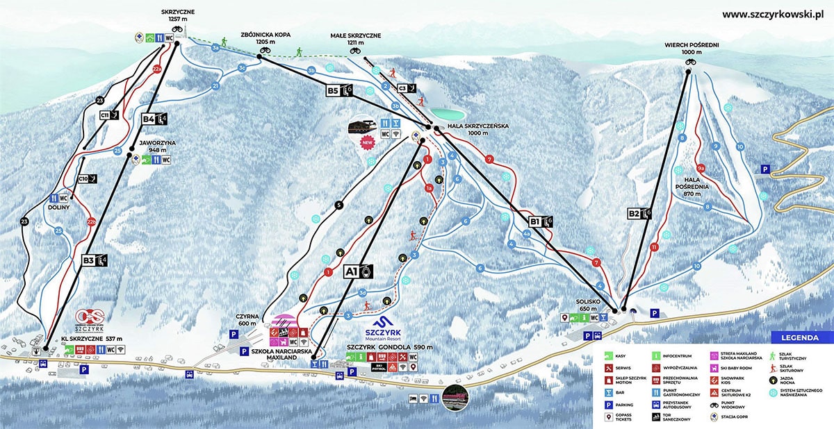 Stacja narciarska - Szczyrk Mountain Resort