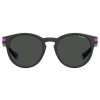 okulary polaroid pld 2087 S matte black pink