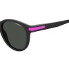 okulary polaroid pld 2087 S matte black pink