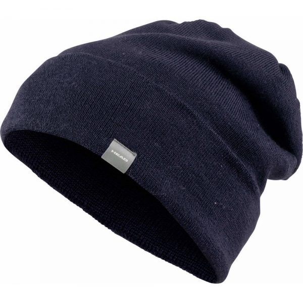 czapka head snow beanie dark blue 2022