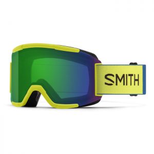 Gogle SMITH SQUAD Neon Yellow ChromaPop Everyday Green Mirror + Yellow 2022
