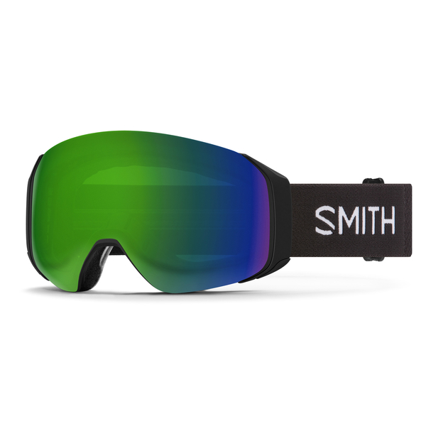 gogle smith 4d mag s black chromapop sun green mirror 2023
