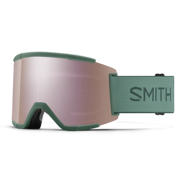 Gogle SMITH SQUAD XL Alpine Green ChromaPop Everyday Rose Gold Mirror 2023
