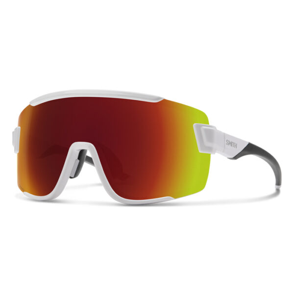 Okulary Smith WILDCAT White ChromaPop Red Mirror