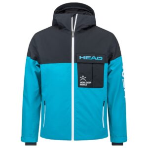 Kurtka narciarska męska HEAD RACE NOVA Jacket Men Black/Blue 2024