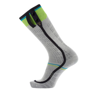 Skarpety podgrzewane Sidas Ski Race S.E.T grey/fluogreen 2026