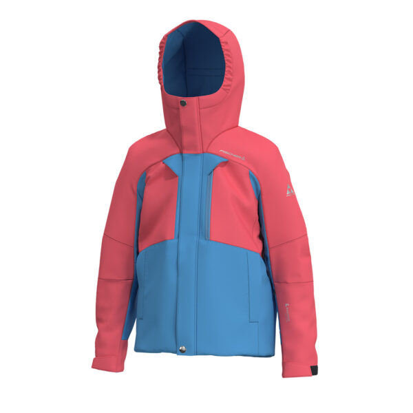 Kurtka narciarska juniorska Fischer DASH JR Jacket Calypso Coral 2025