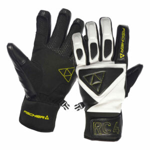 rekawice fischer skiglove race black white 2025
