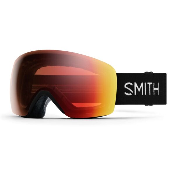 Gogle SMITH Skyline Black ChromaPop Pro Photochromic Red Mirror 2025