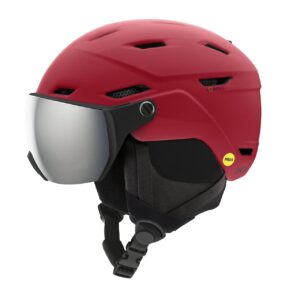 Kask SMITH Survey Junior MIPS Matte Crimson Silver Mirror 2025