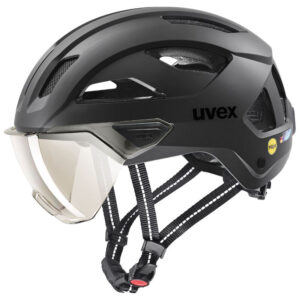 Kask rowerowy UVEX Stride visor MIPS Black Matt