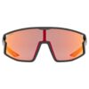 Okulary juniorskie UVEX Skyryse jr black red - obrazek 3