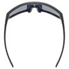 Okulary juniorskie UVEX Skyryse jr black red - obrazek 4
