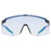 Okulary rowerowe UVEX Pace stage V black blue - obrazek 4