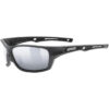 Okulary rowerowe UVEX Sportstyle 232 P black silver - obrazek 5