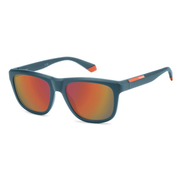 Okulary Polaroid PLD 2163/S Matte Petrol/Red Multilayer Polarized