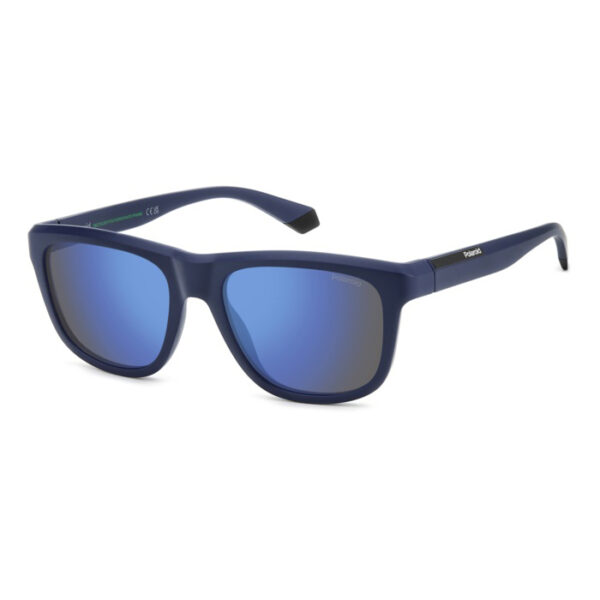 Okulary Polaroid PLD 2163/S Matte Blue/Blue Mirror Polarized