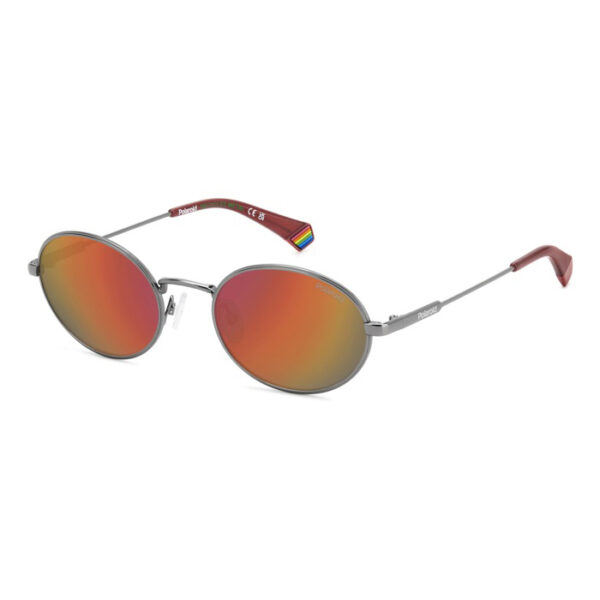 Okulary Polaroid PLD 6228/S/X Dark Ruthenium/Red Multilayer Polarized