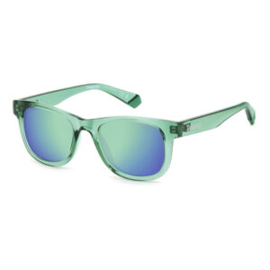 Okulary Polaroid kids PLD 8009/N/NEW Green/Greygreen Mirror Polarized