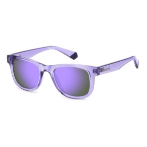 Okulary Polaroid kids PLD 8009/N/NEW Lilac/Violet Mirror Polarized