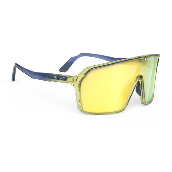 Okulary Rudy Project Spinshield Crystal Blue Avio / Apple Ggreen Fade Gloss Multilaser Yellow