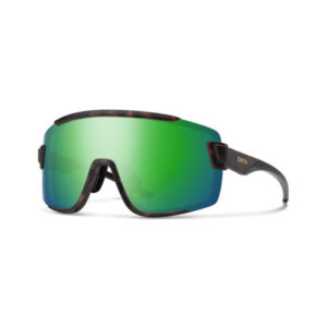Smith WILDCAT Matte Brown Havana ChromaPop Polarized Green Mirror + Clear