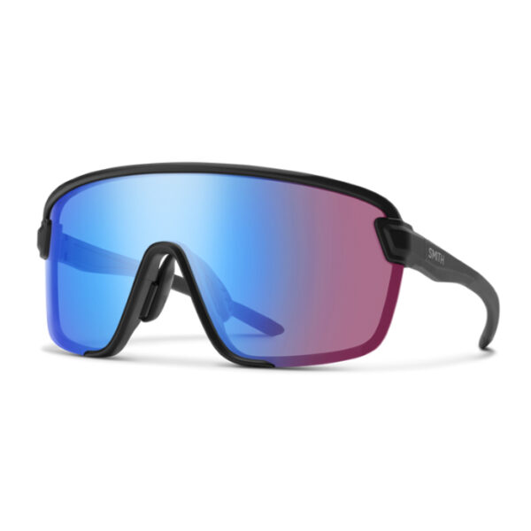 Okulary Smith BOBCAT Matte Black ChromaPop Low Light Rose Blue Mirror + Clear