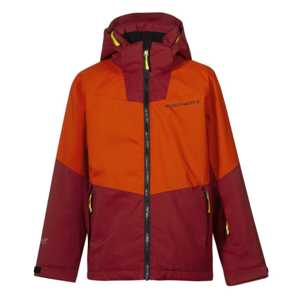 Kurtka narciarska juniorska Fischer BANSKO JR Tomato Red