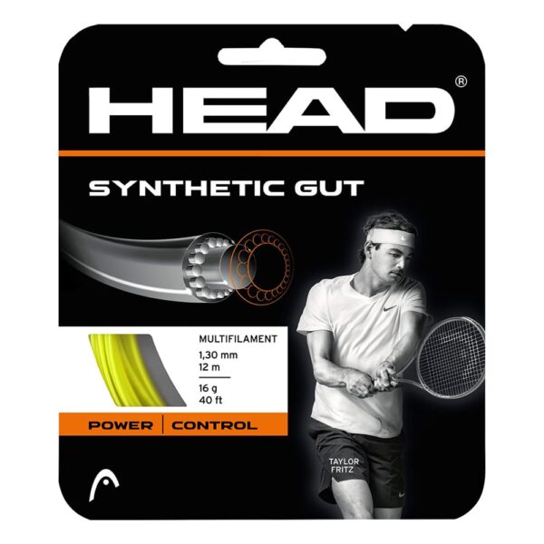 Naciąg HEAD SYNTHETIC GUT Yellow 12m/1.25mm