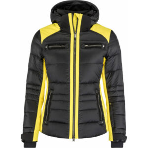 Kurtka narciarska damska HEAD REBELS SUN Jacket W Black/Lemon