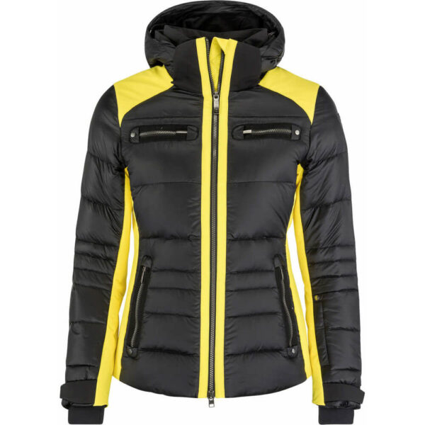 Kurtka narciarska damska HEAD REBELS SUN Jacket W Black/Lemon