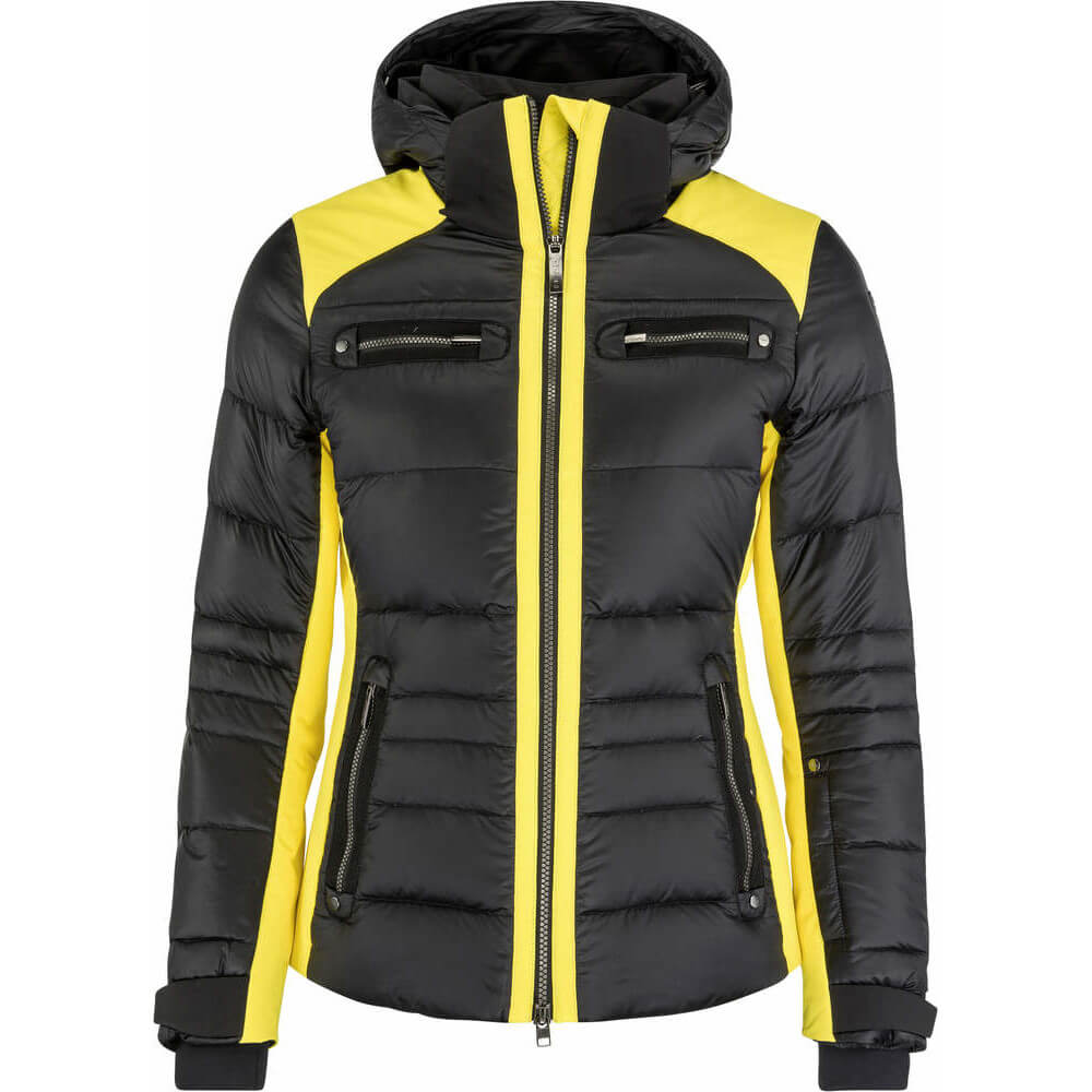 Kurtka narciarska damska HEAD REBELS SUN Jacket W Black/Lemon