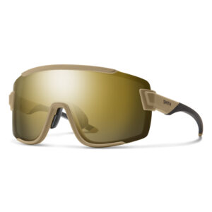 Smith WILDCAT Matte Safari ChromaPop Black Gold Mirror + Clear