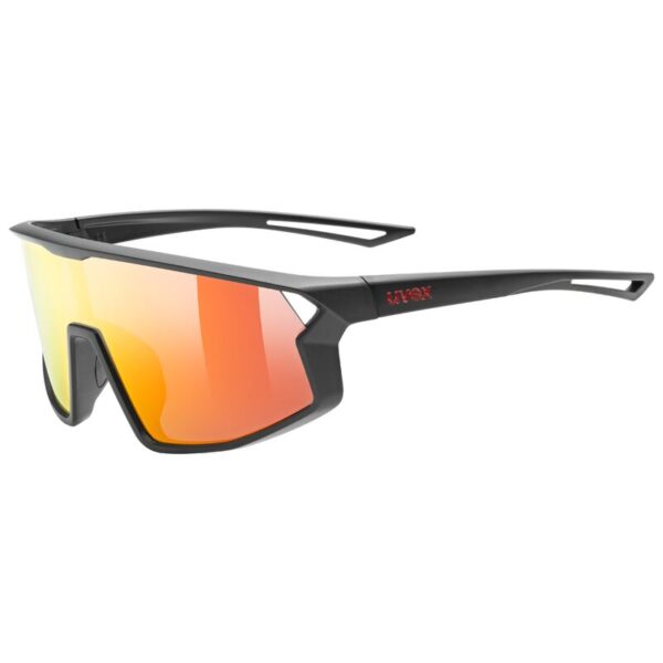 Okulary juniorskie UVEX Skyryse jr black red