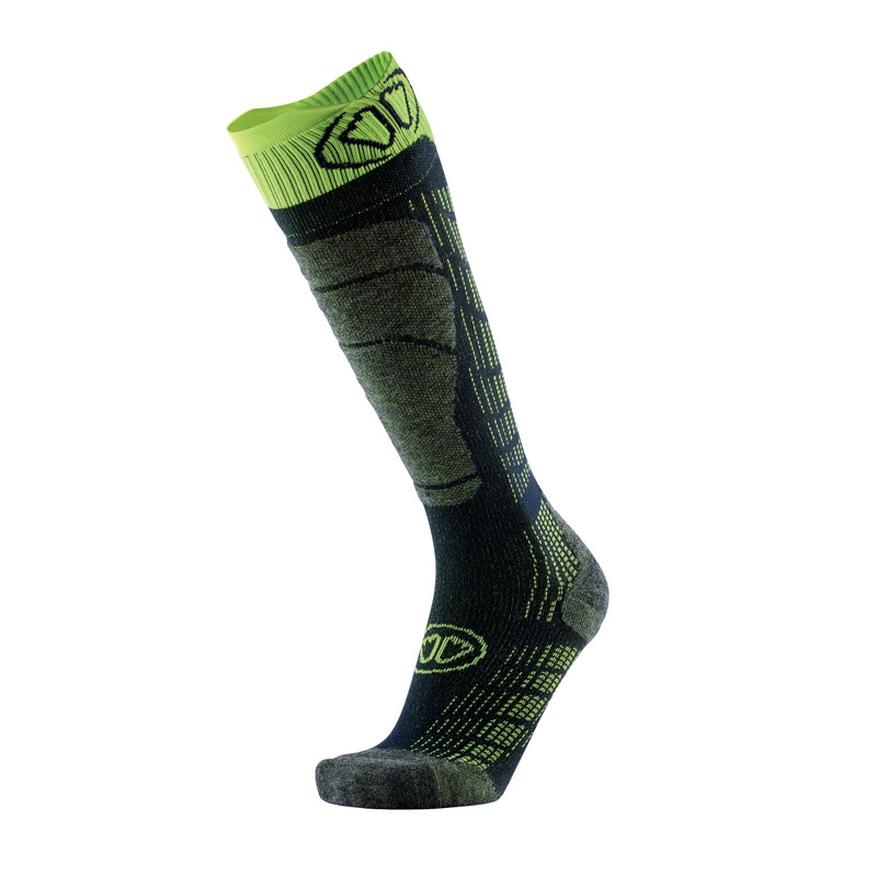 Skarpety narciarskie Sidas Ski COMFORT black/yellow 2026 - obrazek 2