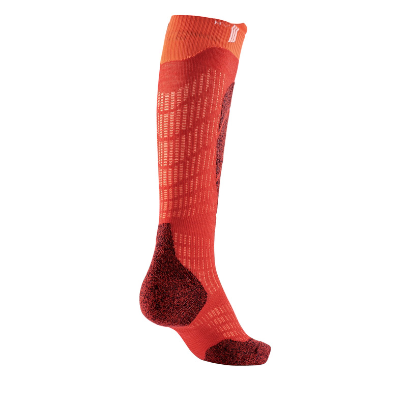 Skarpety narciarskie Sidas Ski MERINO JUNIOR red/orange 2026 - obrazek 2