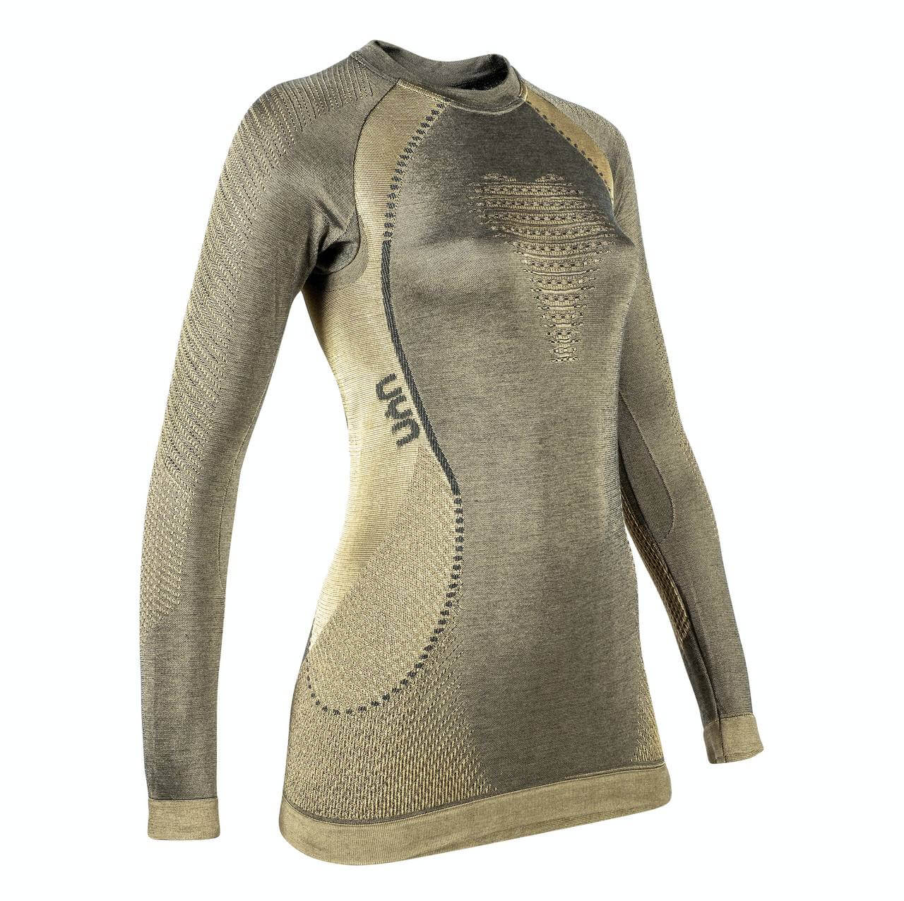 Koszulka UYN CASHMERE SHINY WOMAN GOLD - obrazek 2