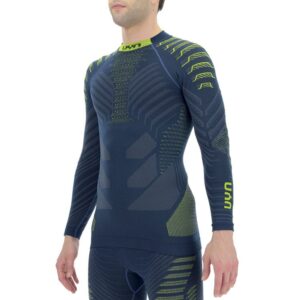 Koszulka termoaktywna UYN Man Resilyon turtle neck Dark Blue/Yellow