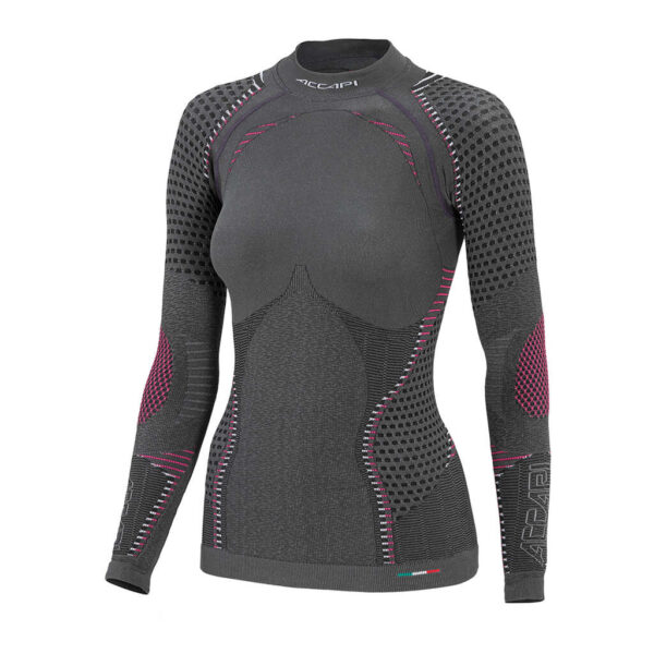 Koszulka ACCAPI Ergoracing Women's Long Sleeve Anthracite/Black 2024