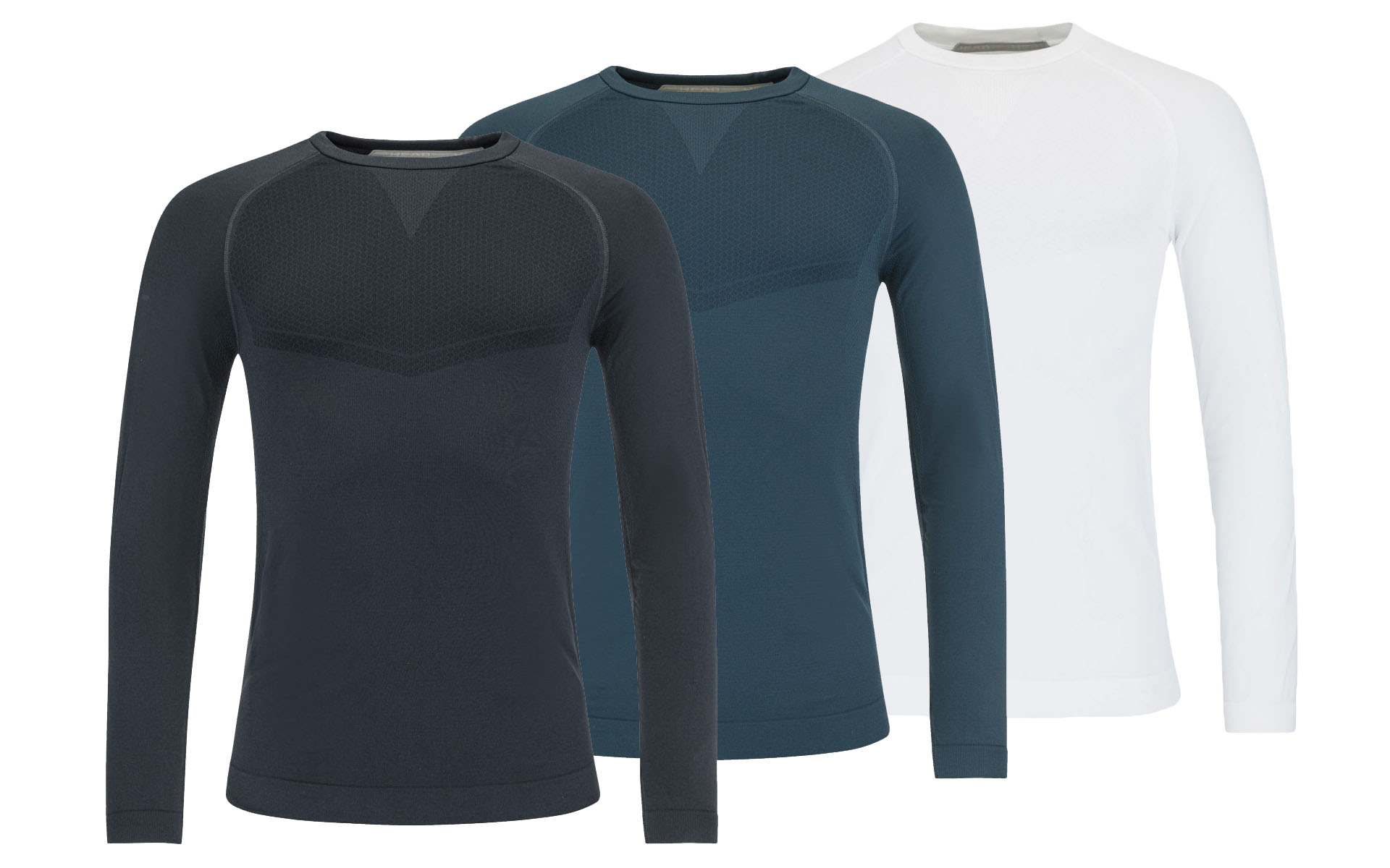 Koszulka męska Head FLEX Seamless LS Men White - obrazek 3