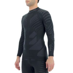 Koszulka termoaktywna UYN Man Resilyon turtle neck Black/Anthracite