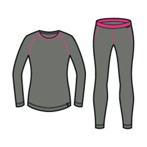 Bielizna termiczna damska LOEFFLER TRANSTEX Warm Long Steel Grey 2024