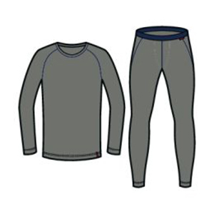 Bielizna termiczna junior LOEFFLER TRANSTEX Warm Long Steel Grey 2024