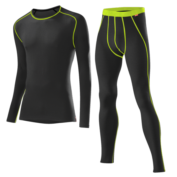 Bielizna termiczna męska LOEFFLER TRANSTEX Warm Black/Lime