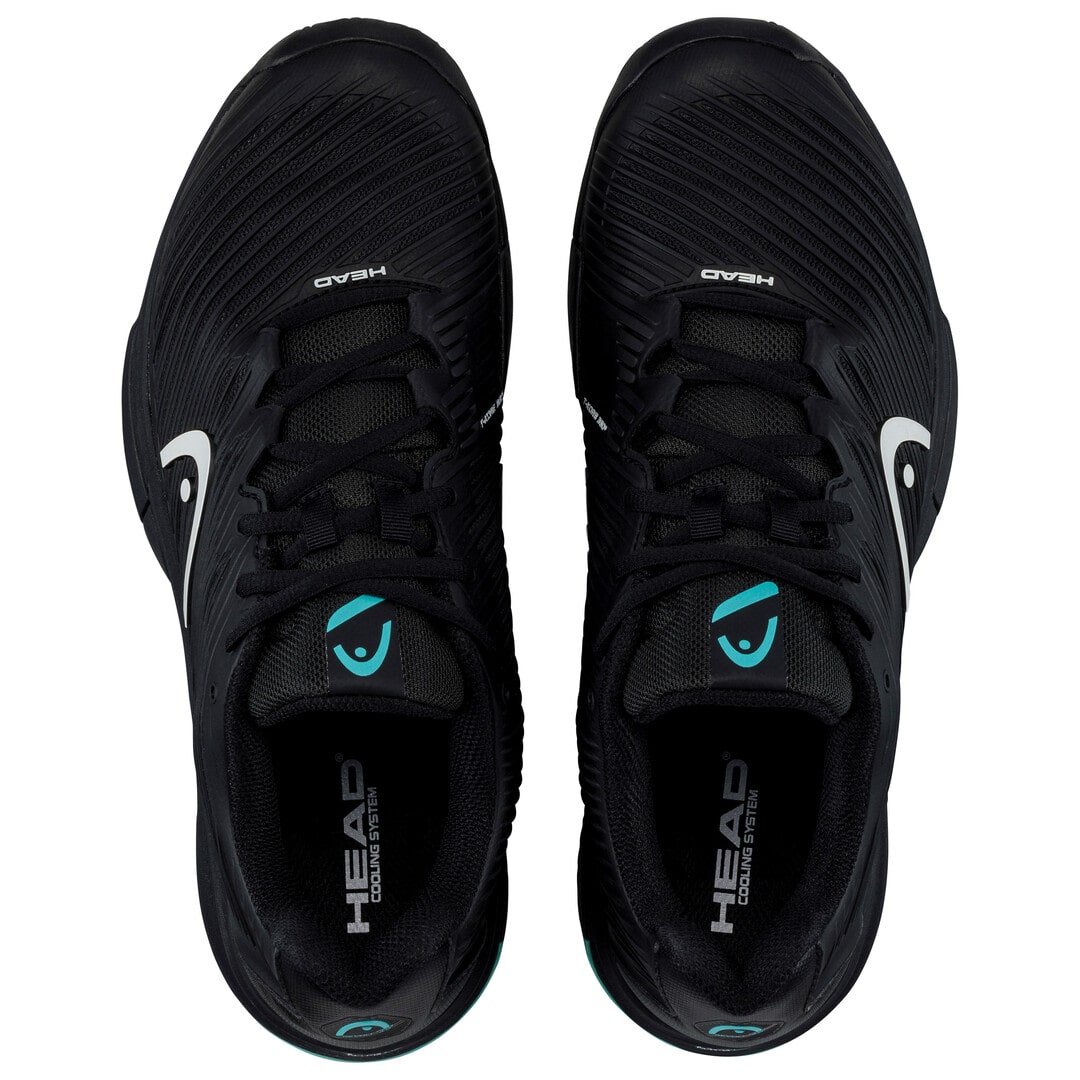 Buty tenisowe HEAD Revolt Pro 4.0 Black / Teal - obrazek 2