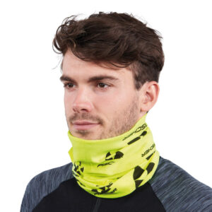 Bandana FISCHER CI LOGO neon yellow black