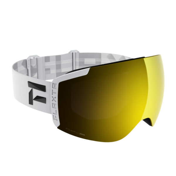 Gogle Flaxta Episode White/Gold Mirror Lens 2026